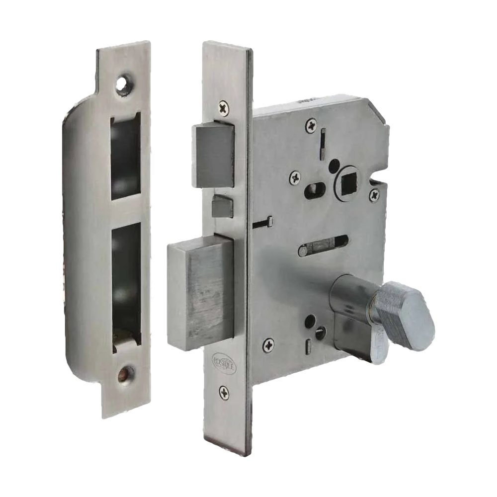 QuadLock Multi Function Entrance Lock 304/SSS 60mm in Satin Stainless
