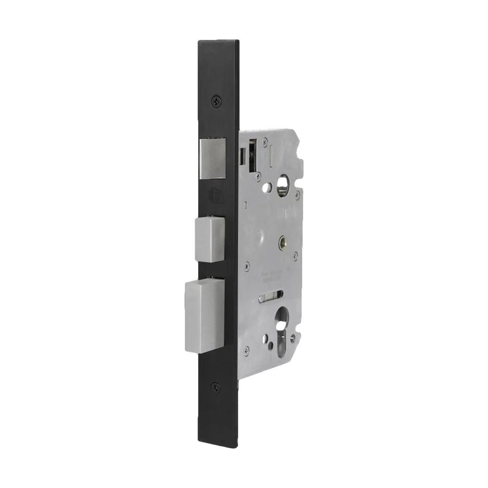 304SS myLOCK Integrated Latch/Privacy/Dead Lock Black 60mm in Black