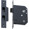 Mortice Lock Privacy Matt Black CTC57mm Backset 44mm in Matt Black