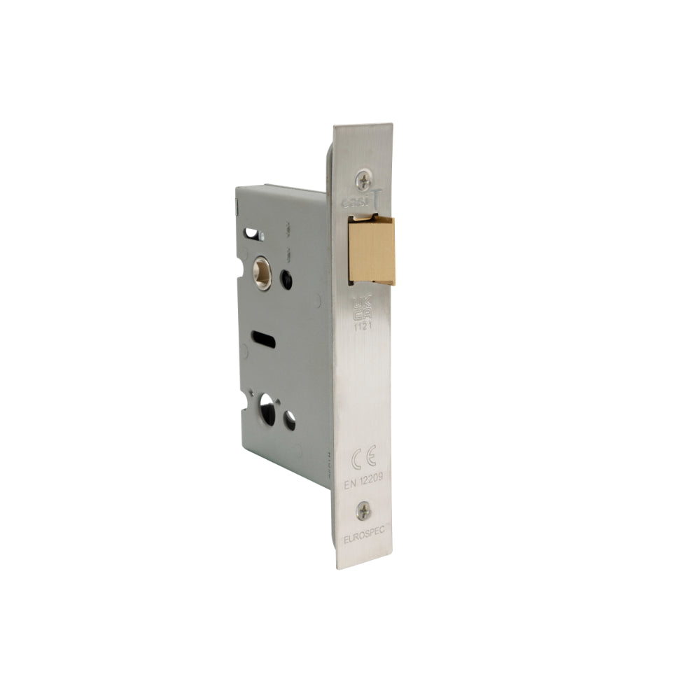 57mm Backset Passage Mortice (78mm c/s) in Satin Stainless