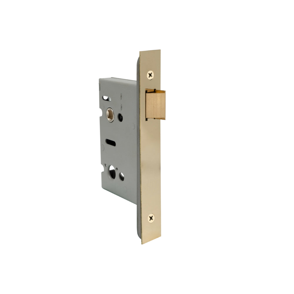 57mm Backset Passage Mortice (78mm c/s) in Unlacquered Brass