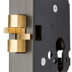 Sliding Door Mortice Lock - Claw Type in Graphite Nickel