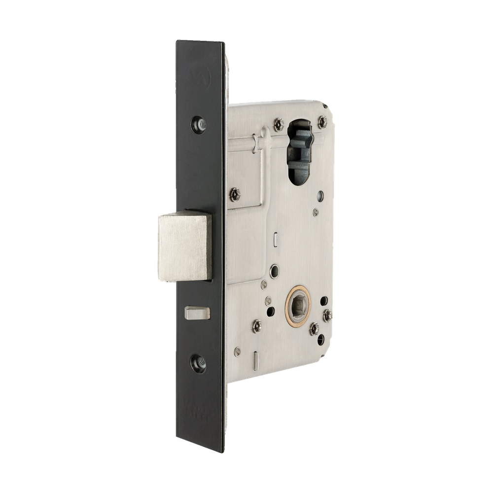 Zanda Fire Rated Commercial Mortice Lock — Black