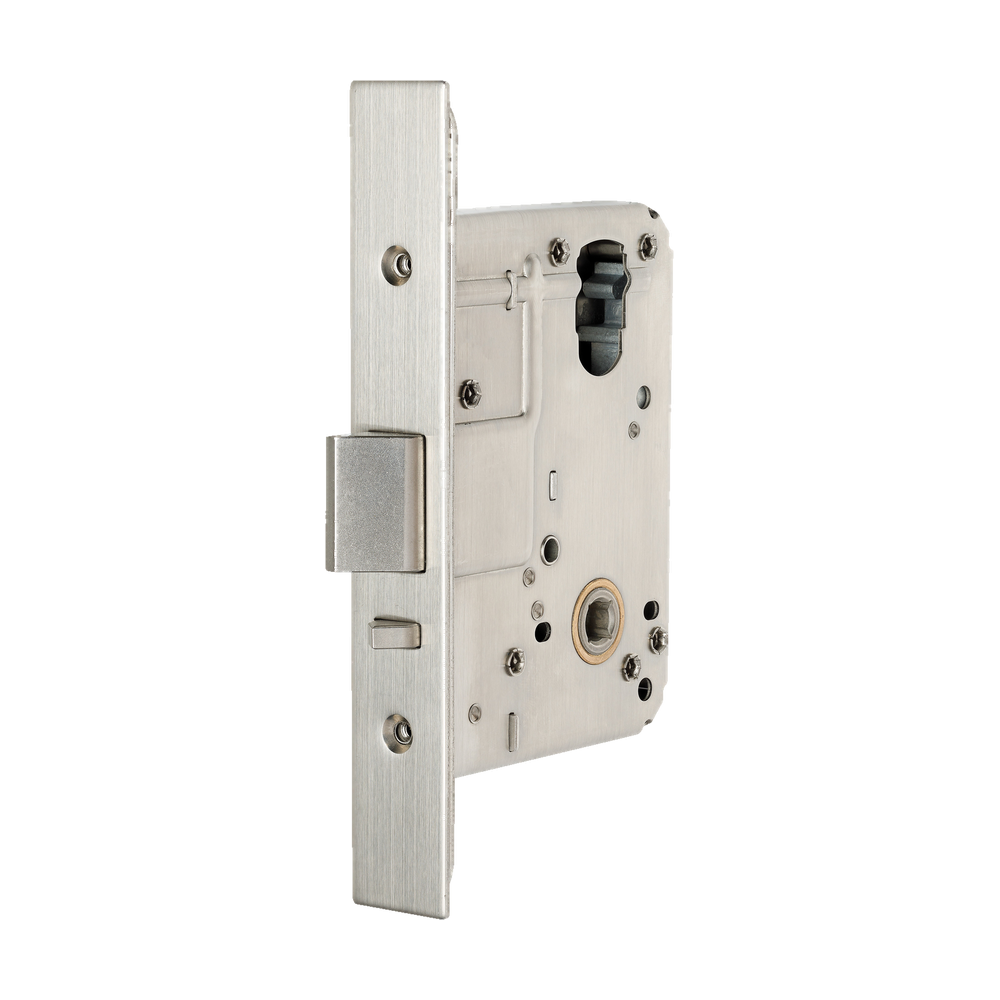 Zanda Fire Rated Commercial Mortice Lock — Satin Stainless