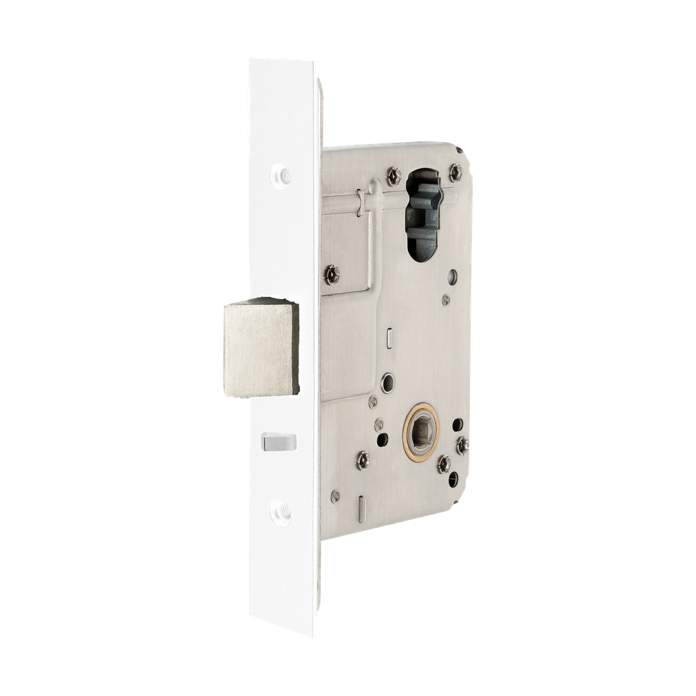 Zanda Fire Rated Commercial Mortice Lock — White