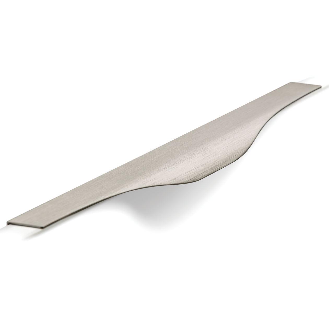 NOMA LIP PULL HANDLE 256MM DULL BRUSHED NICKEL in Dull Brushed Nickel