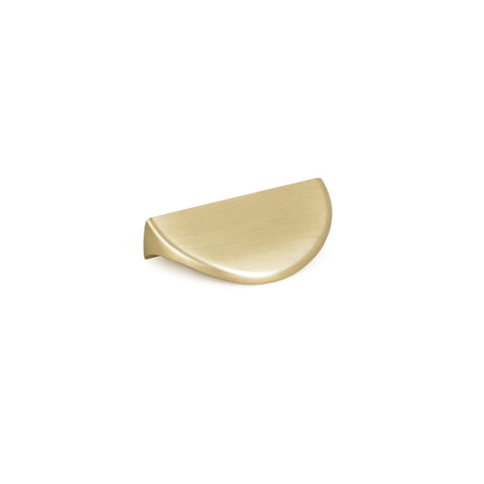 NICK PULL HANDLE 32MM BRUSHED MATT BRASS in Brushed Matt Brass