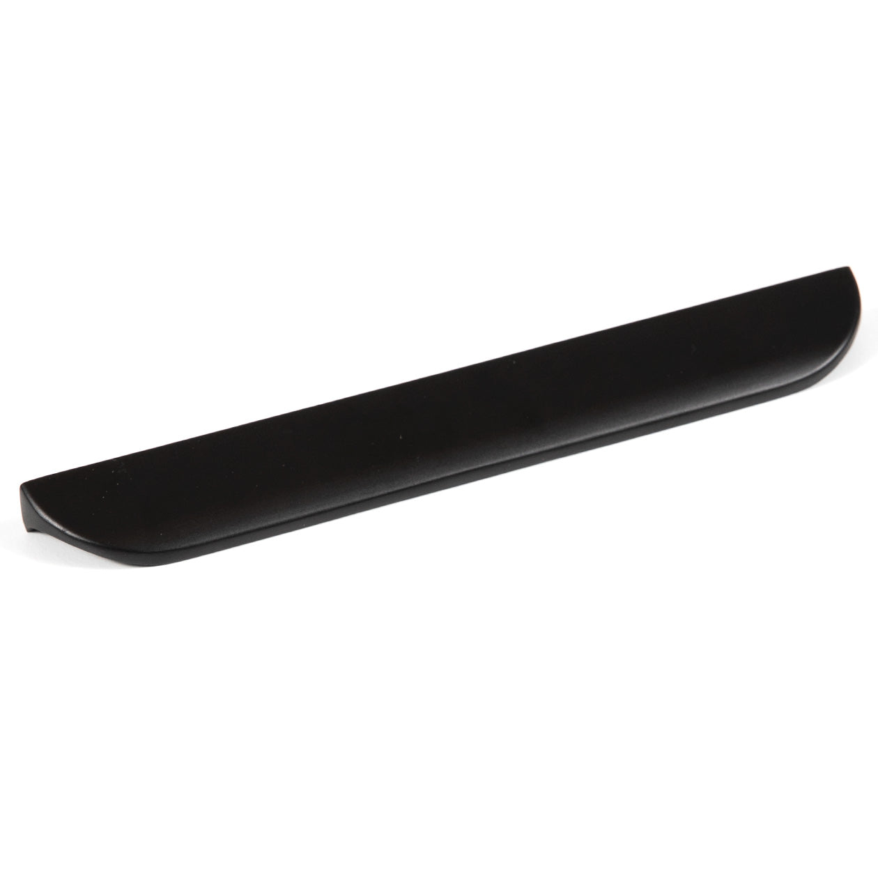Momo NICK cabinet pull handle in matte black finish, sleek modern hardware for kitchen or furniture drawers and cabinets.