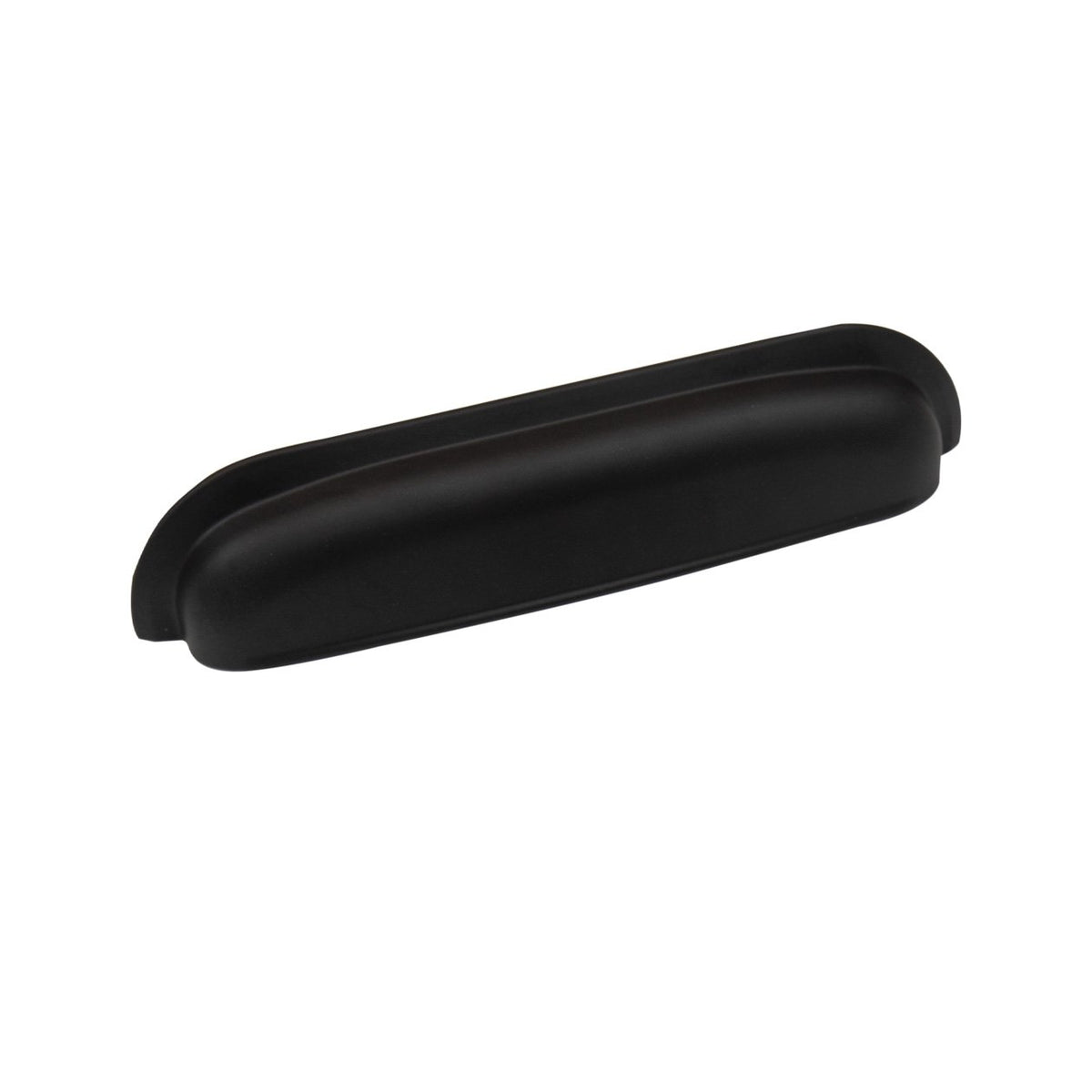 NEW HAMPTON LARGE CUP PULL 160MM MATT BLACK in Matt Black