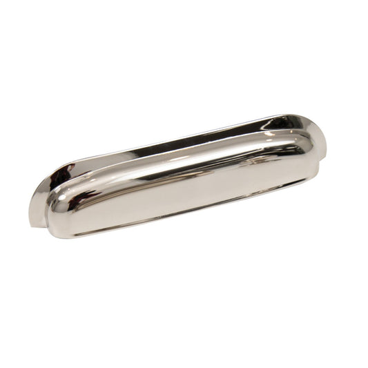 NEW HAMPTON LARGE CUP PULL 160MM POLISHED NICKEL in Polished Nickel