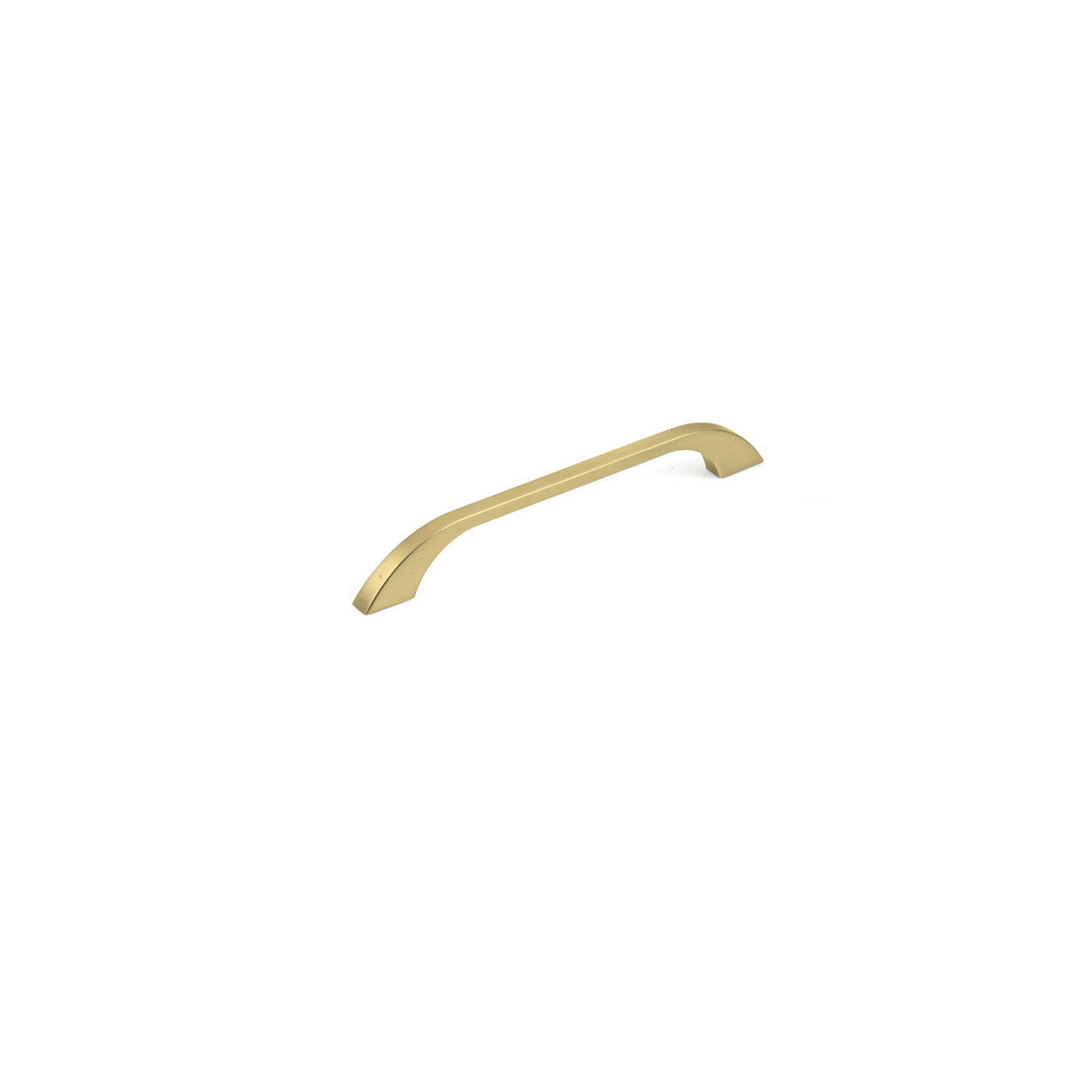 Momo NEW PRATO cabinet pull handle in brushed metal finish, mounted on a cabinet door for easy opening and stylish storage.