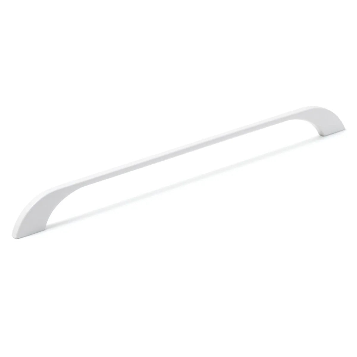 Momo NEW PRATO cabinet pull handle in white finish with sleek, modern design for kitchen or furniture drawers.