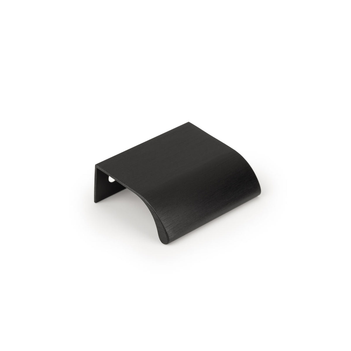ONA LIP PULL HANDLE 32MM BRUSHED BLACK in Brushed Black