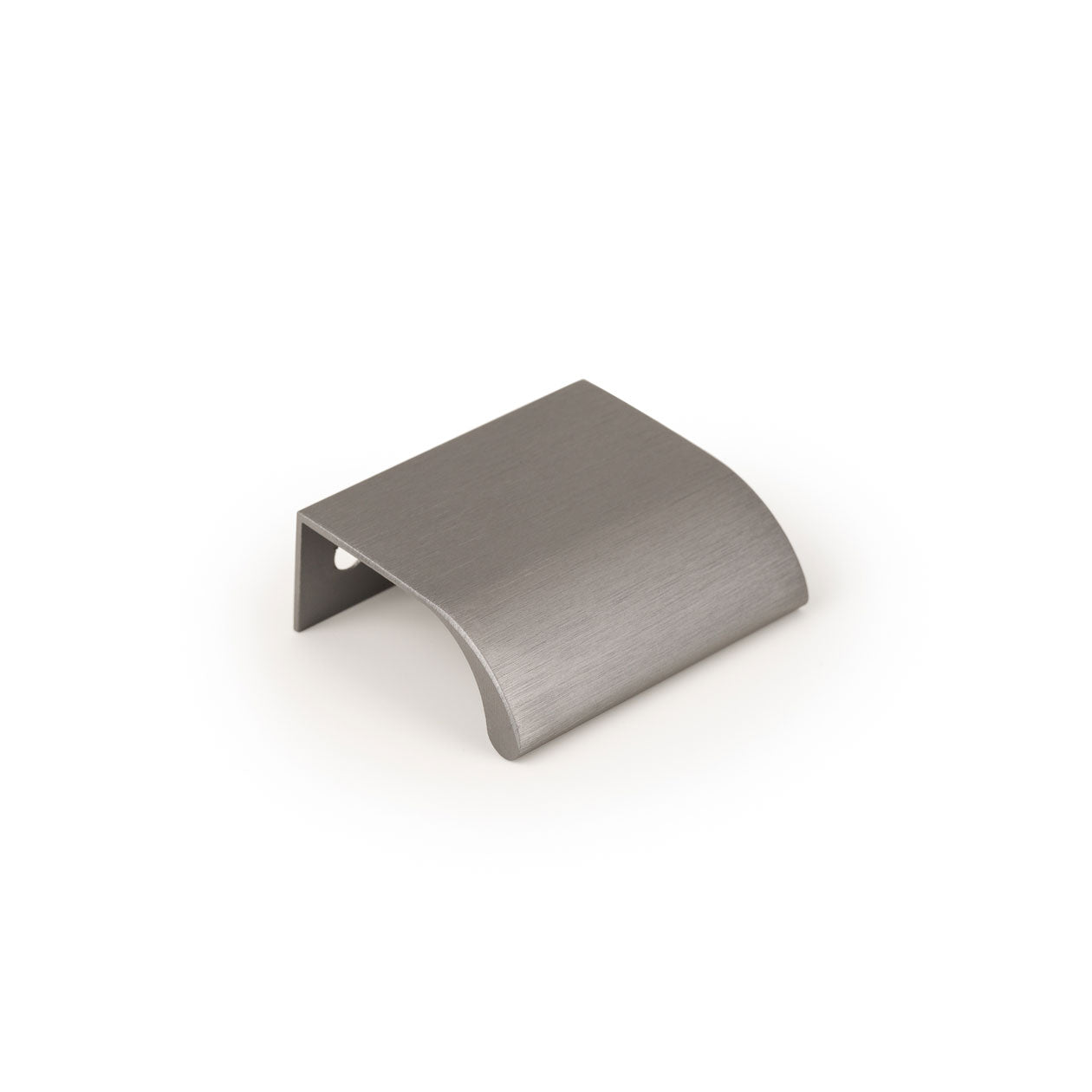 ONA LIP PULL HANDLE 32MM BRUSHED GREY in Brushed Grey
