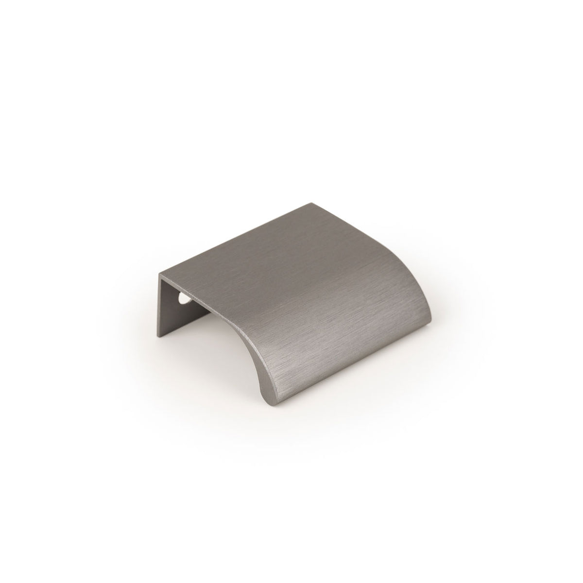 ONA LIP PULL HANDLE 32MM BRUSHED GREY in Brushed Grey