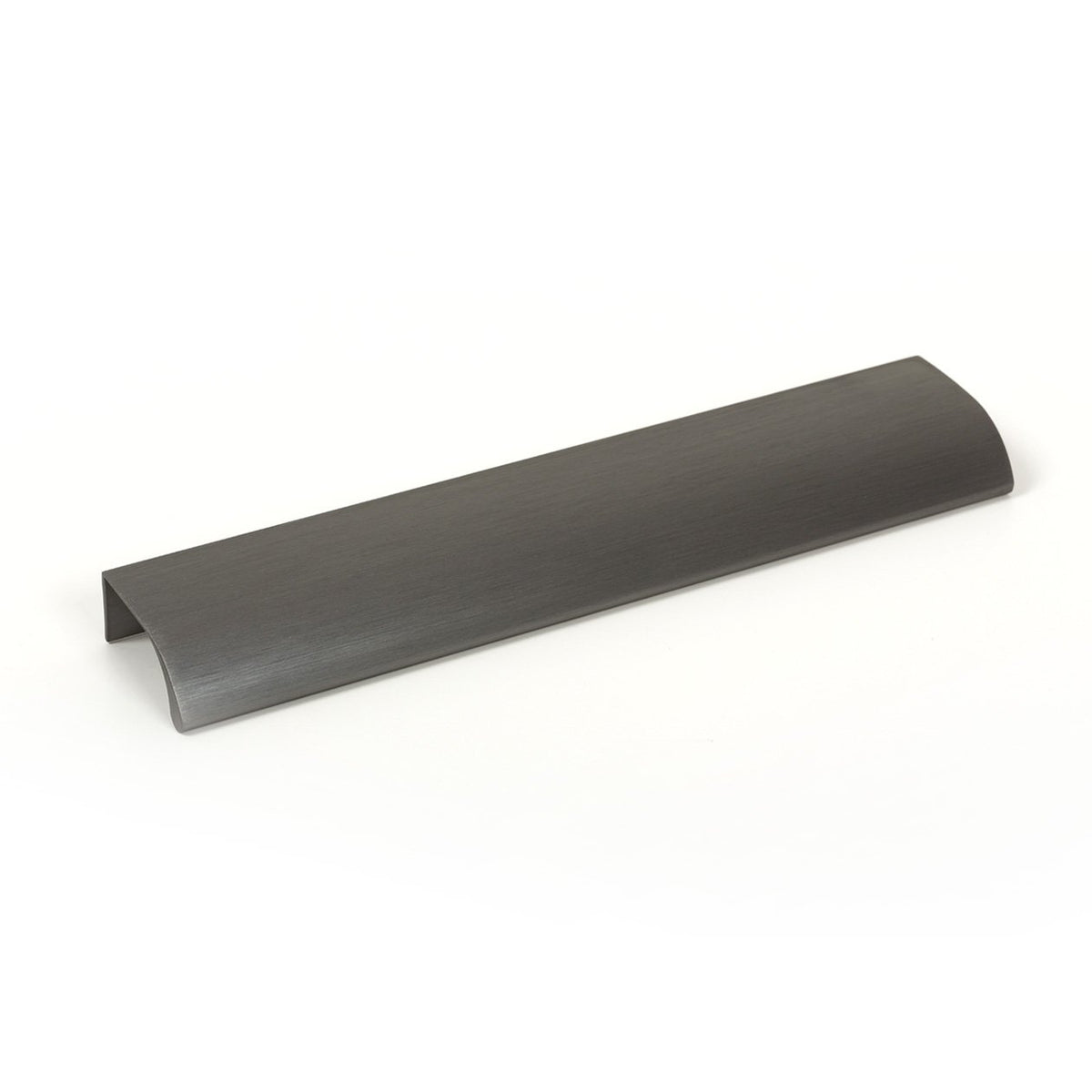 ONA LIP PULL HANDLE 128MM BRUSHED GREY in Brushed Grey