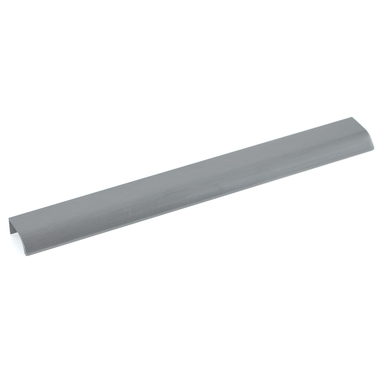 ONA LIP PULL HANDLE 256MM BRUSHED GREY in Brushed Grey