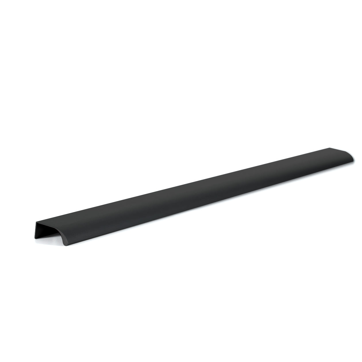 ONA LIP PULL HANDLE 544MM BRUSHED BLACK in Brushed Black