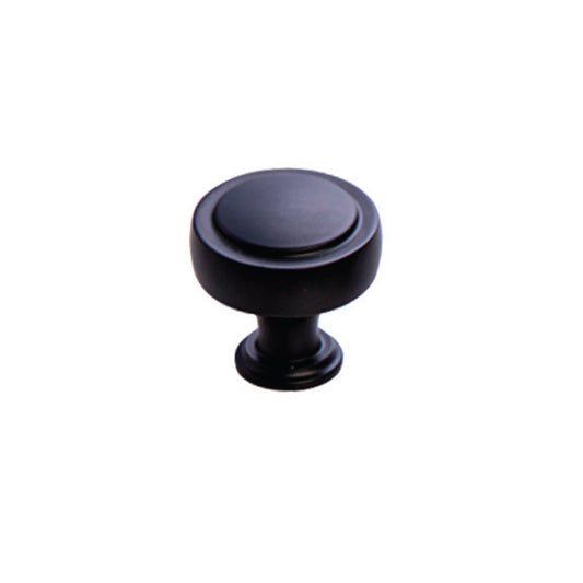 PELLARO ROUND KNOB 32MM MATT BLACK in Matt Black
