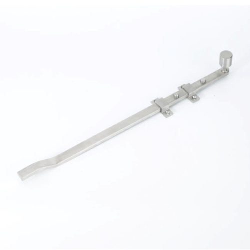 Necked Panic Bolt, Visible Fix - 300mm in Satin Stainless