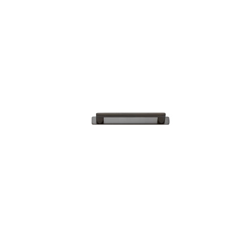 Cabinet Pull Baltimore Signature Brass L180xW8xP39mm BD20mm CTC160mm With Backplate W205xH24mm T3mm in Signature Brass