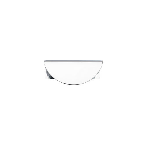 Drawer Pull Osaka Lip Polished Chrome L80xH35xD40mm CTC64mm in Polished Chrome