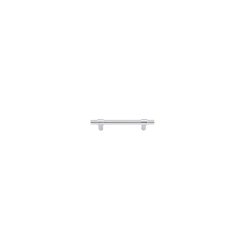 Iver Helsinki cabinet pull handle in brushed nickel, stylish hardware for kitchen or bathroom cabinets, showing a sleek, modern design.