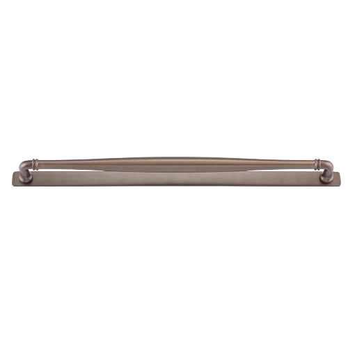 Cabinet Pull Sarlat Signature Brass L144xP46mm BD16mm CTC128mm With Backplate W173xH24mm T3mm in Signature Brass