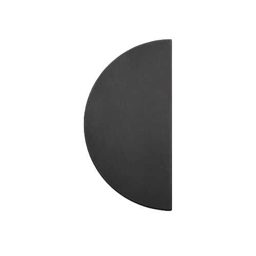 Cupboard Pull Osaka Half Moon Matt Black H150mm CTC30mm in Matt Black