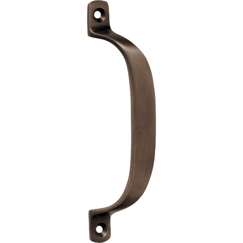Pull Handle Offset Antique Brass H130xP23mm in Antique Brass