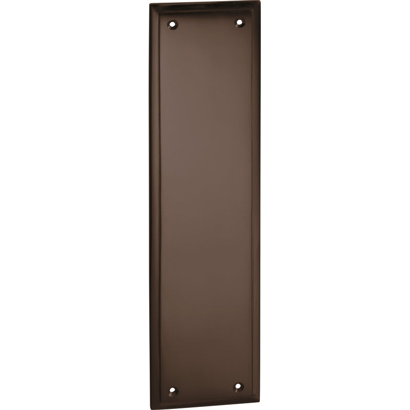 Push Plate Milton Antique Brass H300xW75mm in Antique Brass