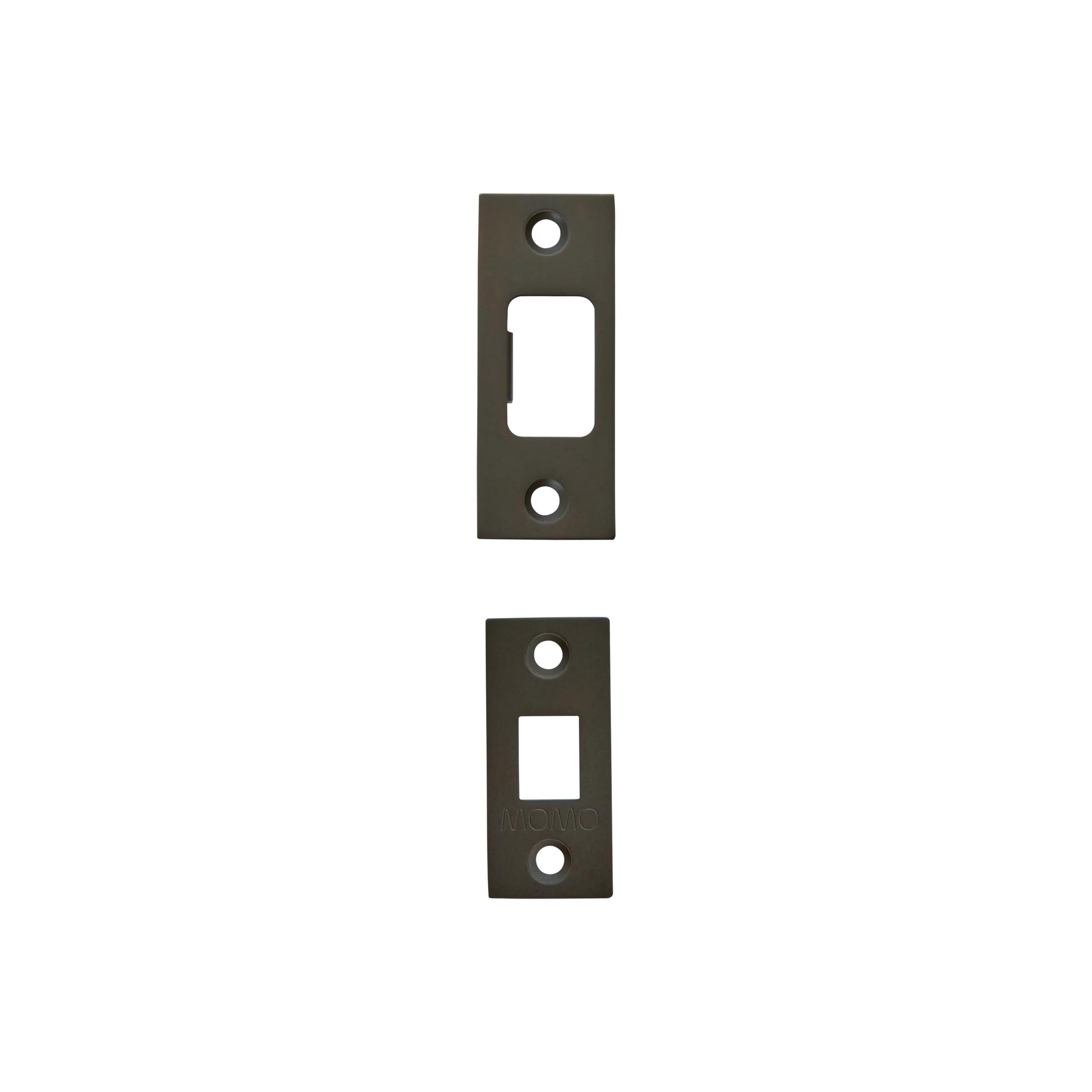 MOMO TUBULAR LOCK BOLT ACCESSORIES SET WITH SCREWS DARK BRONZE in Dark Bronze