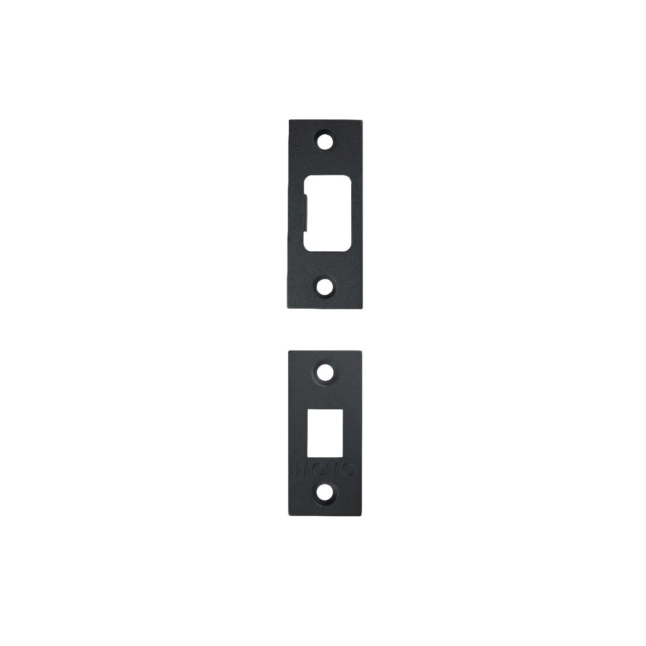 MOMO TUBULAR LOCK BOLT ACCESSORIES SET WITH SCREWS MATT BLACK in Matt Black