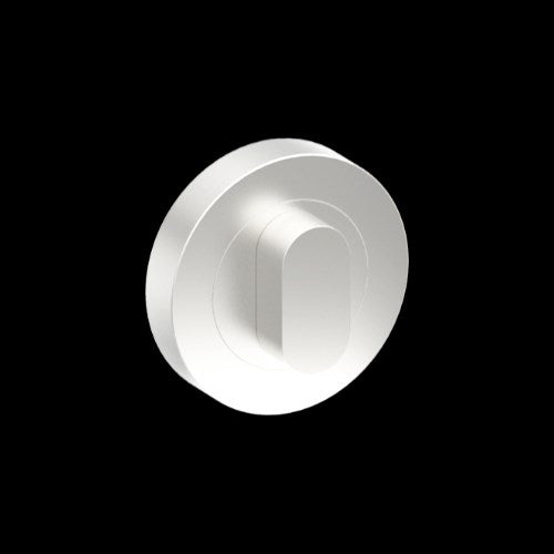Thumb Turn on Ø52mm Rose. Universal Spindle (Two Part, Concealed Fix.) in Powder Coat Colour