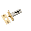 Privacy Bolt Round Bolt Brushed Gold PVD Backset 45mm in Brushed Gold PVD