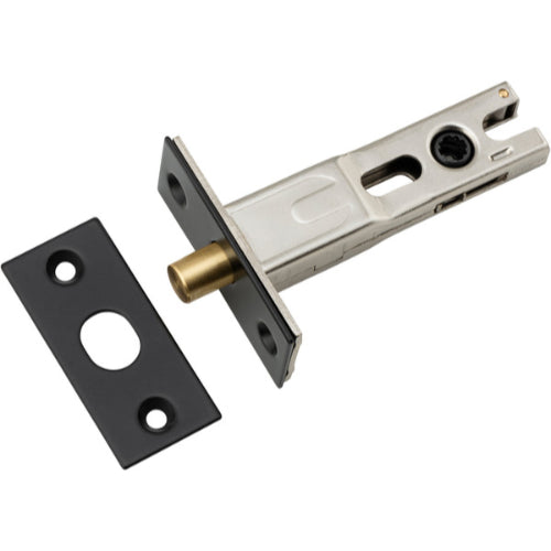 Iver Privacy Bolt Round architectural hardware in polished metal, showing the round design and secure locking mechanism.