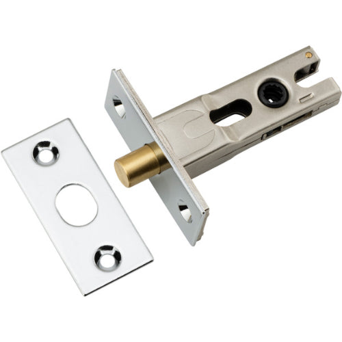 Privacy Bolt Round Bolt Polished Chrome Backset 45mm in Polished Chrome