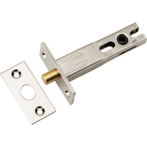 Privacy Bolt Round Bolt Polished Nickel Backset 70mm in Polished Nickel