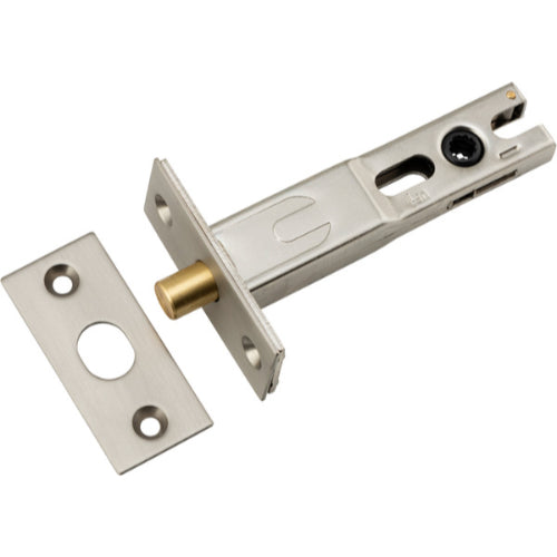 Privacy Bolt Round Bolt Satin Nickel Backset 70mm in Satin Nickel