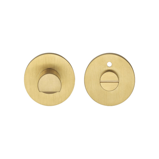 RIVIO GLWC53 privacy set incl. 5/6/7/8 mm pin PVD satin gold in Satin Gold PVD