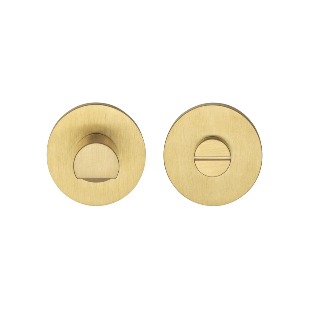 RIVIO GLWC53-ZI privacy set incl. 5/6/7/8 mm pin PVD satin gold in Satin Gold PVD
