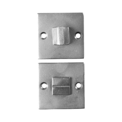 PRIVACY TURN SET SQUARE / OLD SILVER in Old Silver
