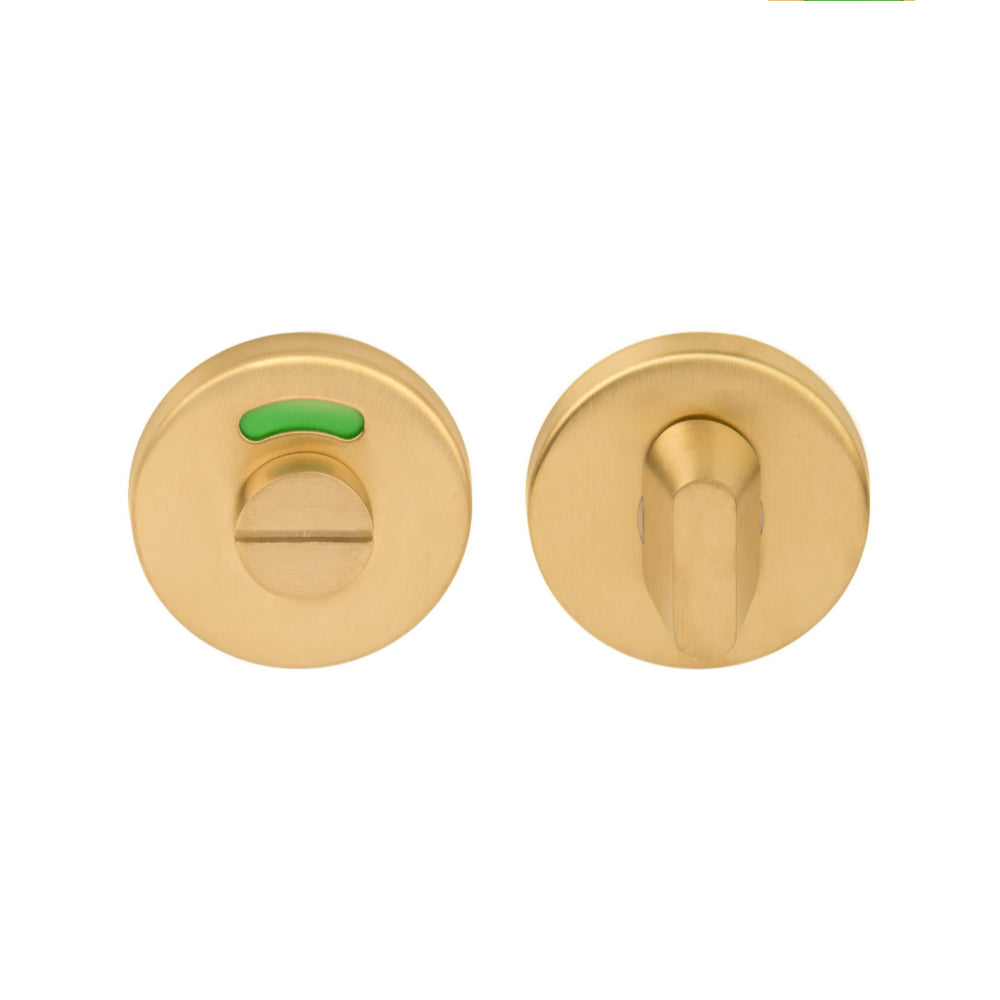 BASICS LBWC50 privacy set 6mm incl. 5/6/7/8mm pin PVD satin gold in Satin Gold PVD