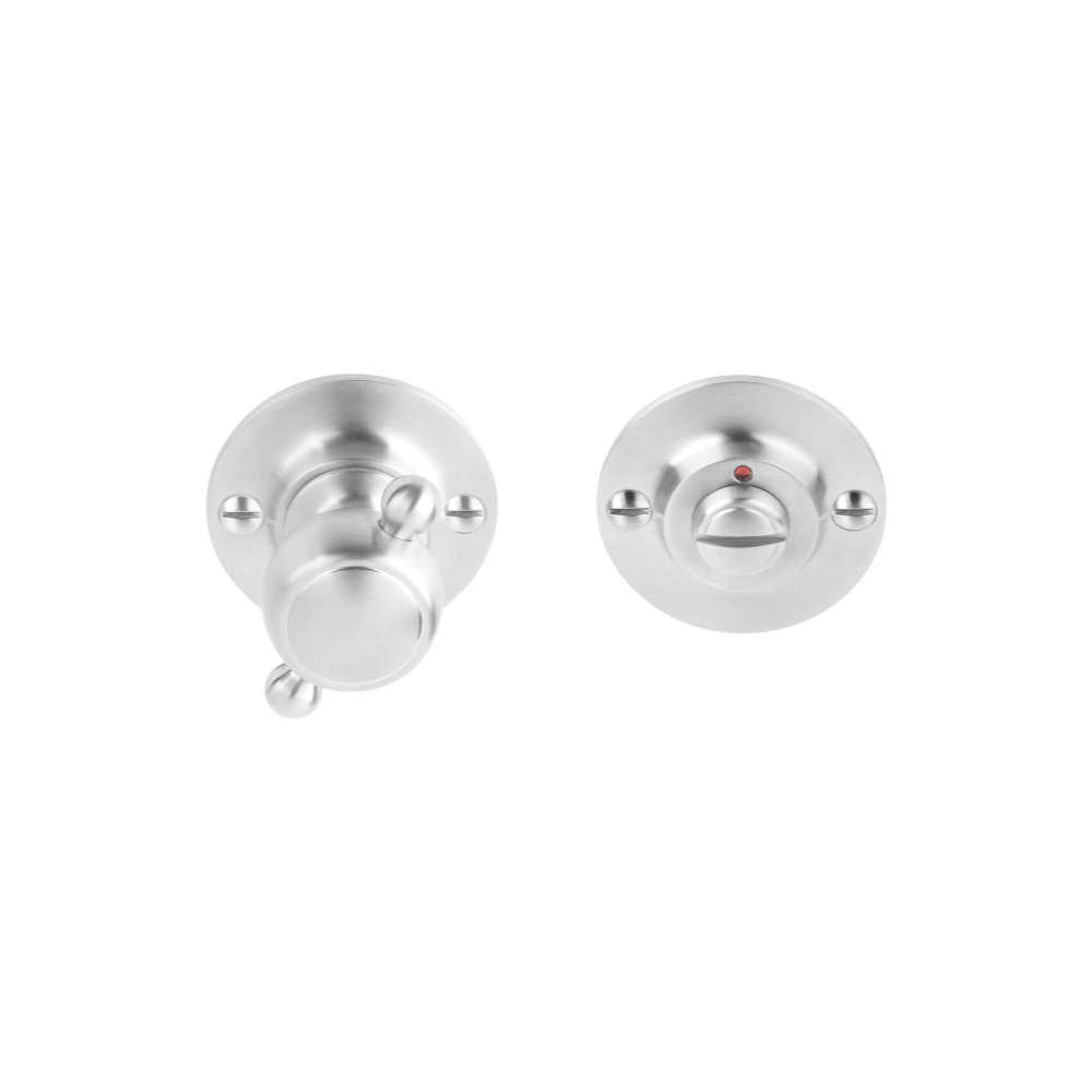 BOSCO LZWC50 privacy set with indicator incl 5/6/7/8 mm spindle satin stainless steel in Satin Stainless