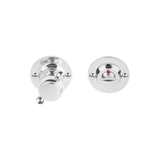 BOSCO LZWC50 privacy set with indicator incl 5/6/7/8 mm spindle polished stainless steel in Polished Stainless Steel
