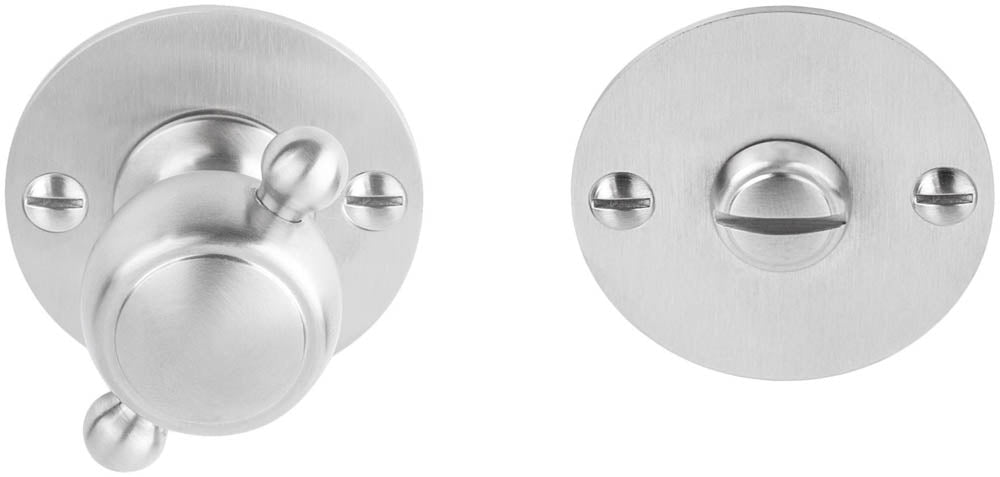 BOSCO LZWC50B privacy set without indicator incl 5/6/7/8 mm spindle satin stainless steel in Satin Stainless