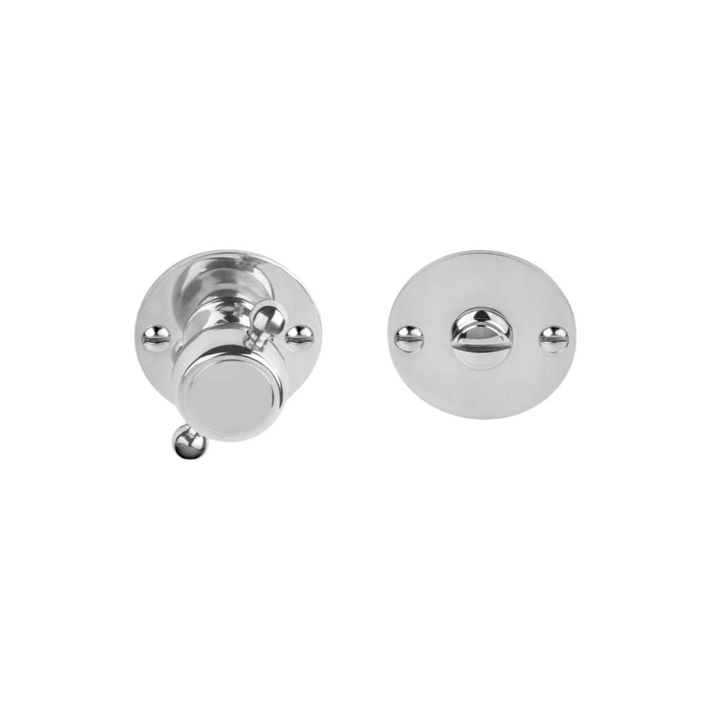 BOSCO LZWC50B privacy set without indicator incl 5/6/7/8 mm spindle polished stainless steel in Polished Stainless Steel