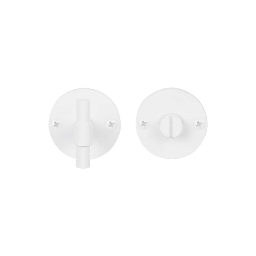 PIET BOON PBWC50 privacy set on 50mm rose incl. 5/6/7/8 mm pin white in White