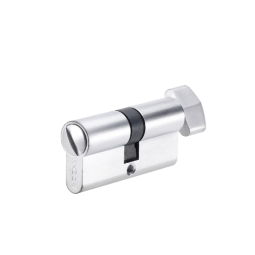 Euro Privacy Turn & Release, 65mm Length in Satin Chrome