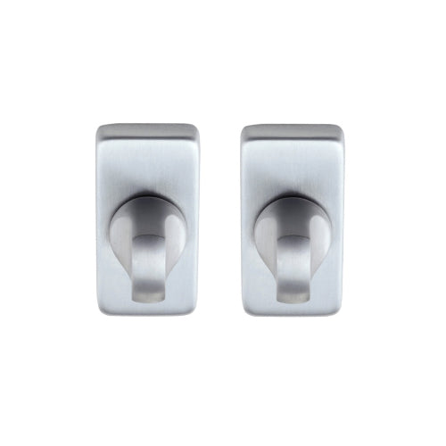 Slimline Double Turn Set, 60x30mm Plate in Brushed Nickel